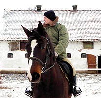 Andrzej i Hrabia na jednej z ostatnich wspólnych jazd!...