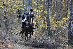 a potem jeszcze widzieliśmy, jak skakali w wąwozie - Hubertus 2011